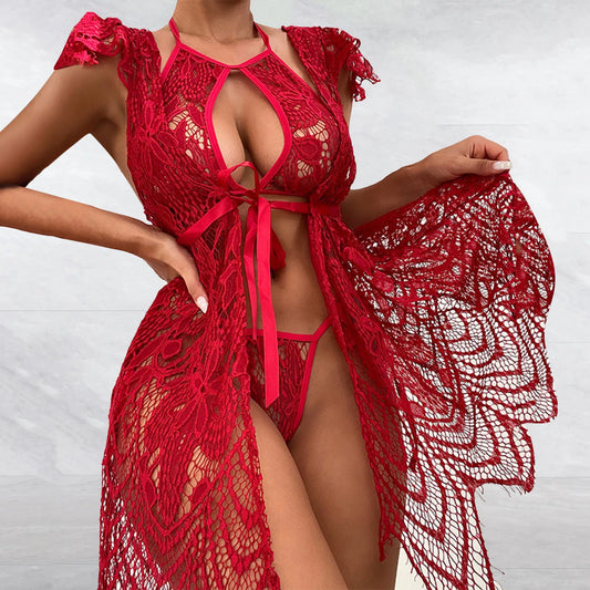 Garter Set – Rose Burn