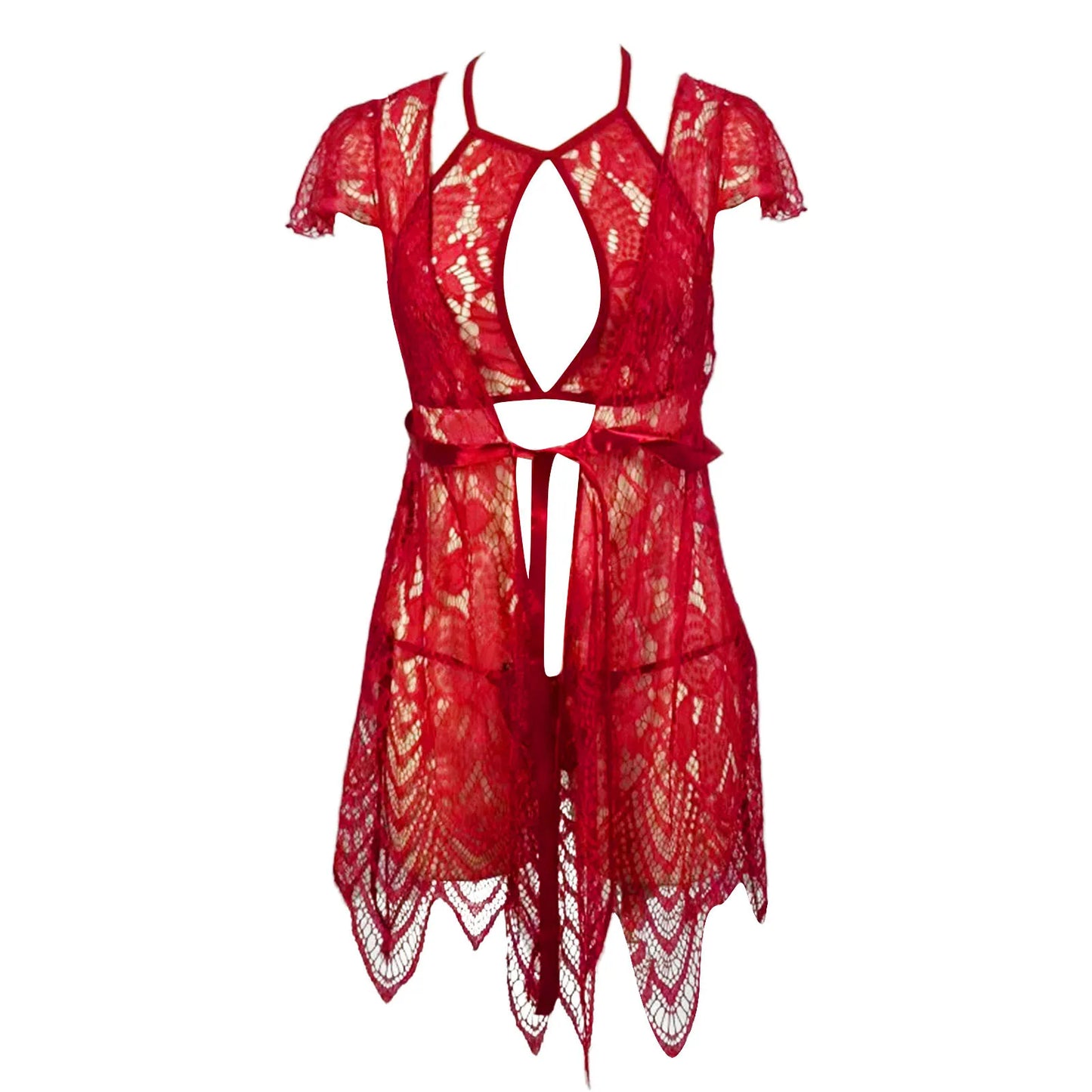 Garter Set – Rose Burn