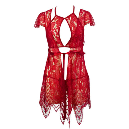Garter Set – Rose Burn