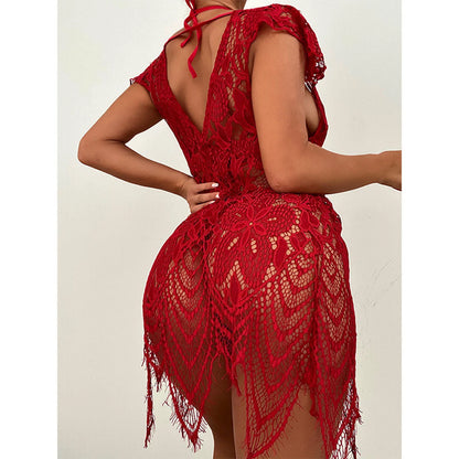 Garter Set – Rose Burn