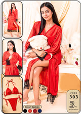 Bikini Nighty with Gown 1