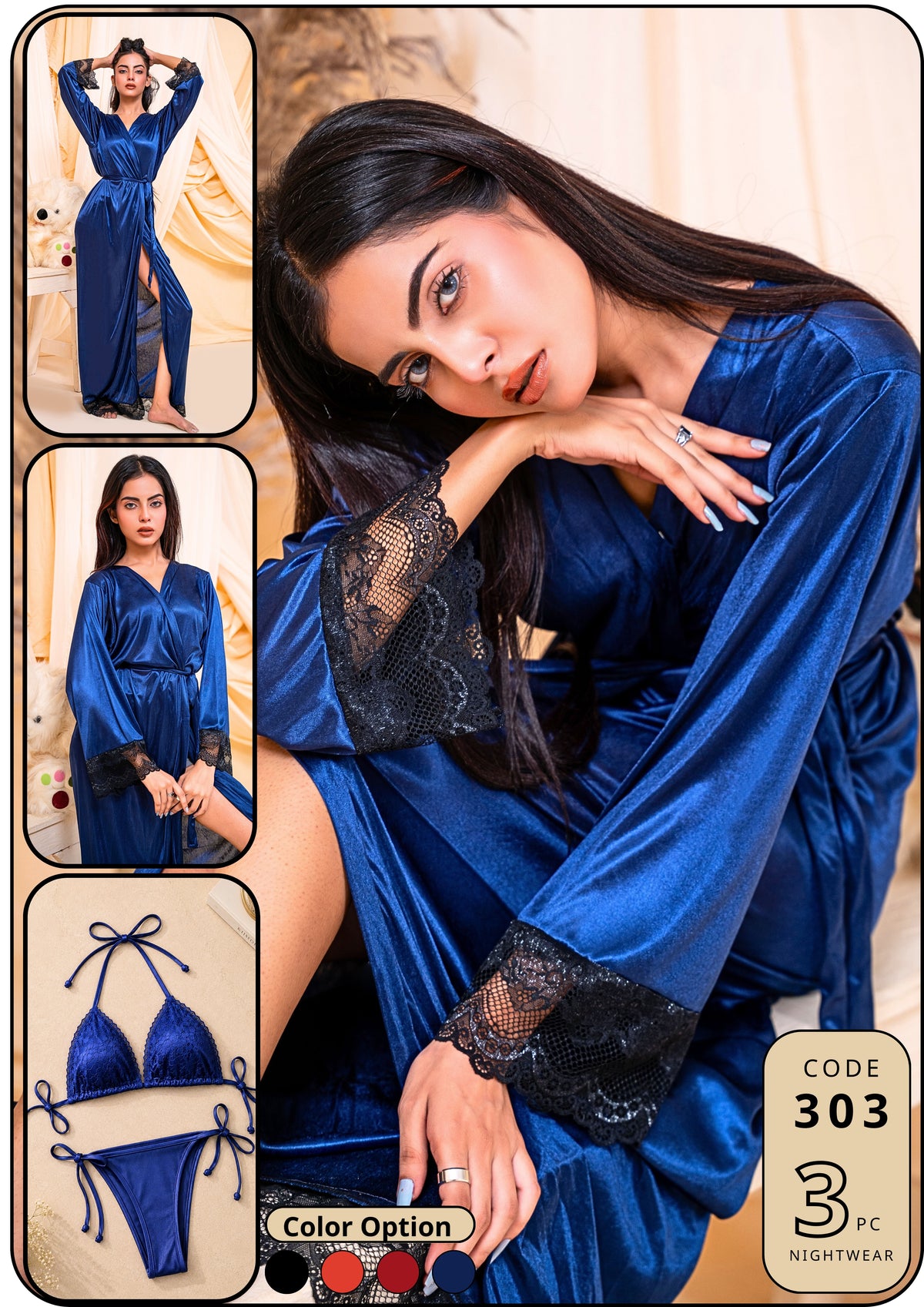 Bikini Nighty with Gown