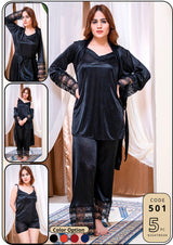 5 Piece Bridal Cami Nighty 1