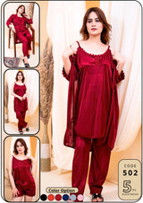 5 Piece Bridal Style Nighty 2