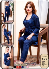 5 Piece Bridal Style Nighty 3