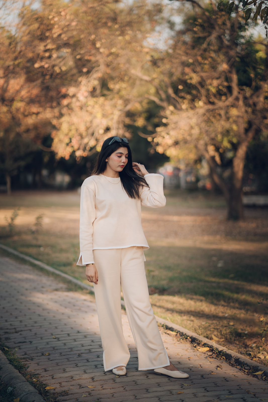 Winter Coffee Color Plazzo Co-Ord Sets