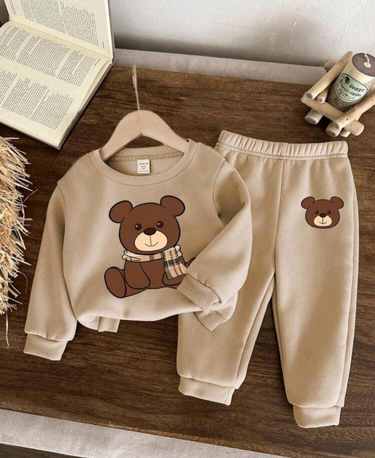 Teddy Bear Printed Kids Winter Suit (Each)