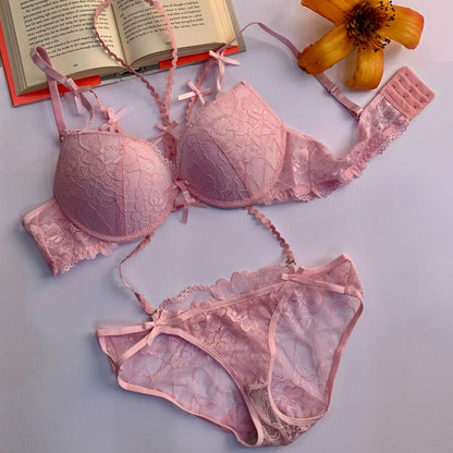 Floral Gul Fancy Bra Set