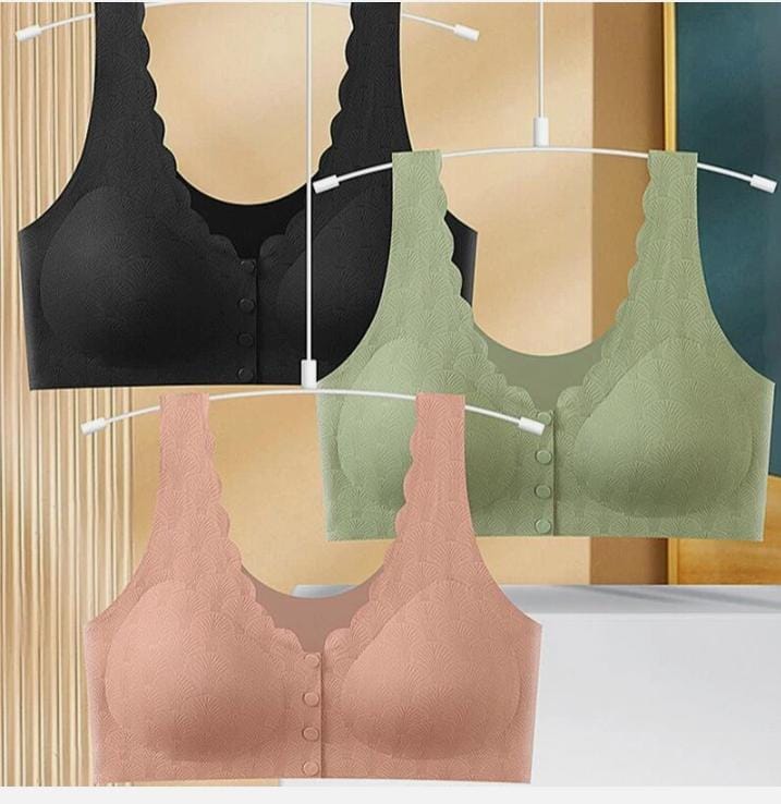 Slim Button Push-Up Bra