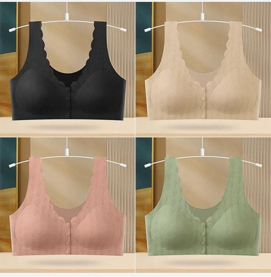 Slim Button Push-Up Bra
