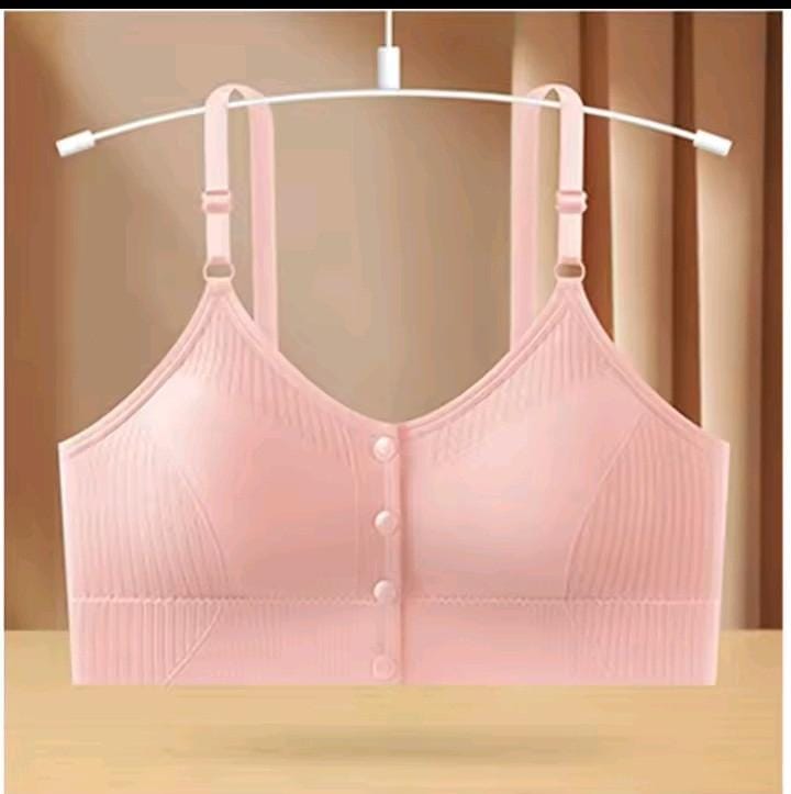 Elegant Button Slim Bra