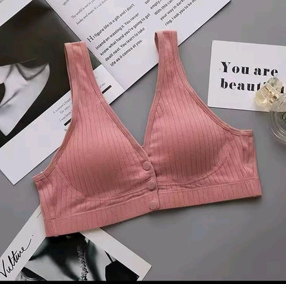 Button Elegance Bra