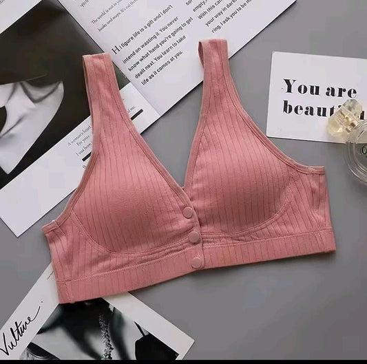 Button Elegance Bra