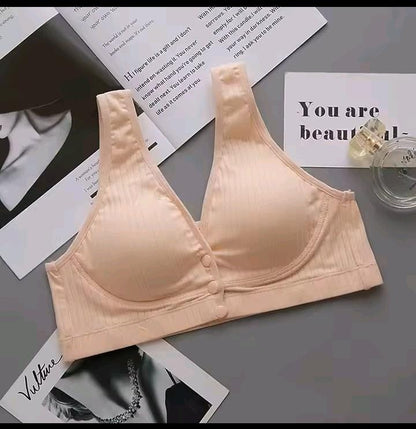 Button Elegance Bra