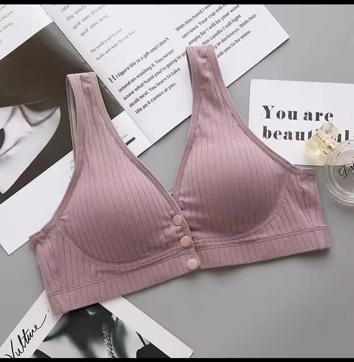Button Elegance Bra