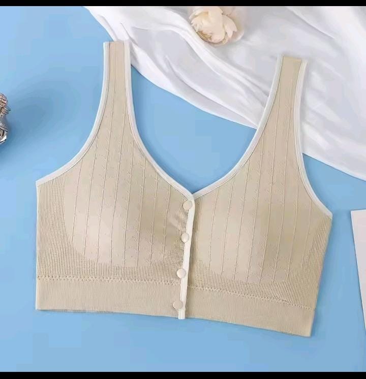 Button Whisper Bra