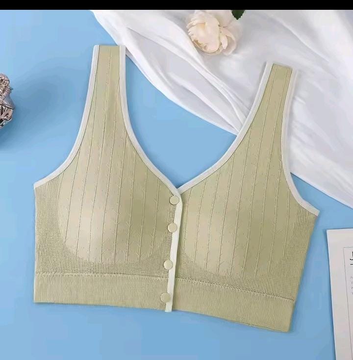 Button Whisper Bra
