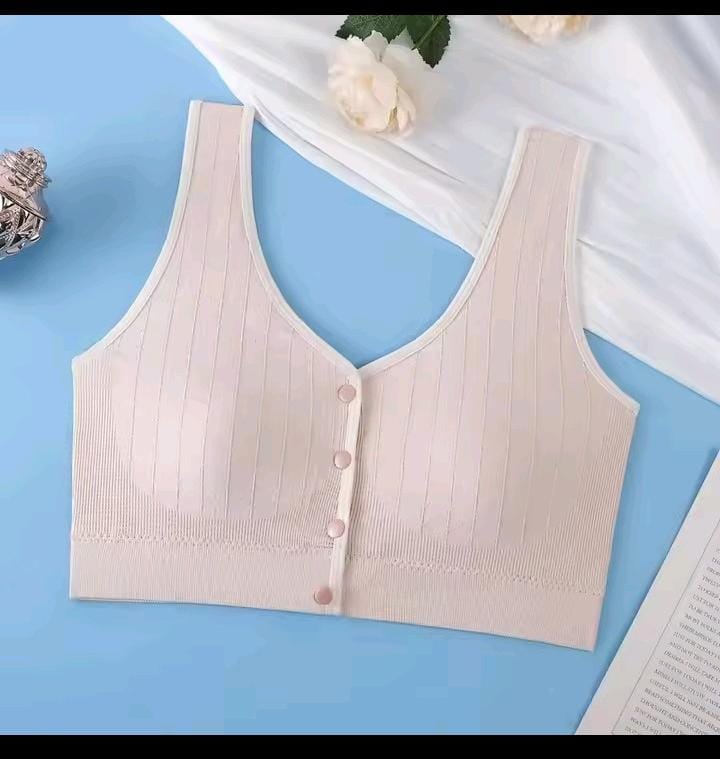 Button Whisper Bra