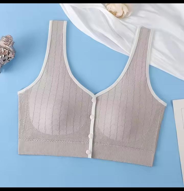 Button Whisper Bra