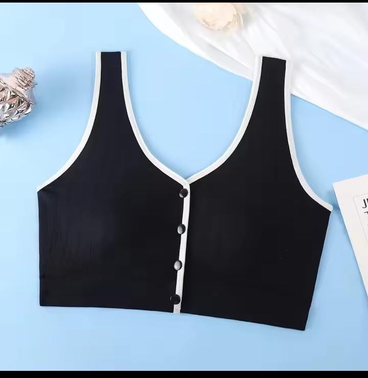 Button Whisper Bra