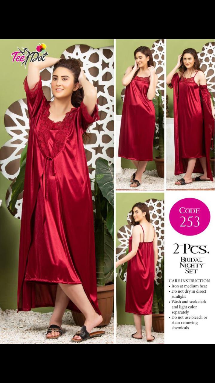 2 Piece Bridal Charm Nighty