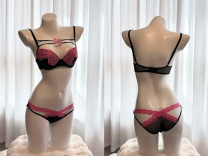 Floral Padded Charm Bra Set