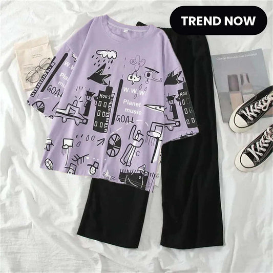 Funcky Printed Night Suit