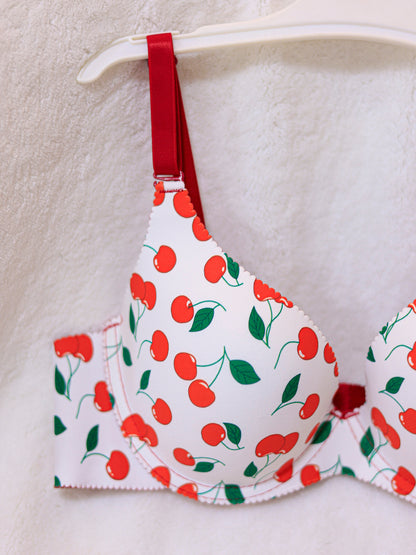 Fruit Style Bra Set