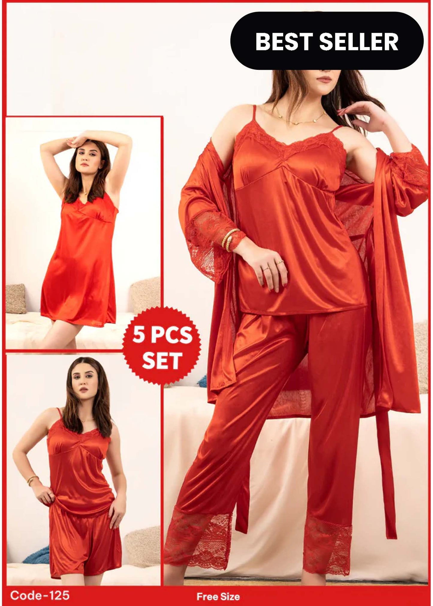 5 Piece Nighty Dream Set