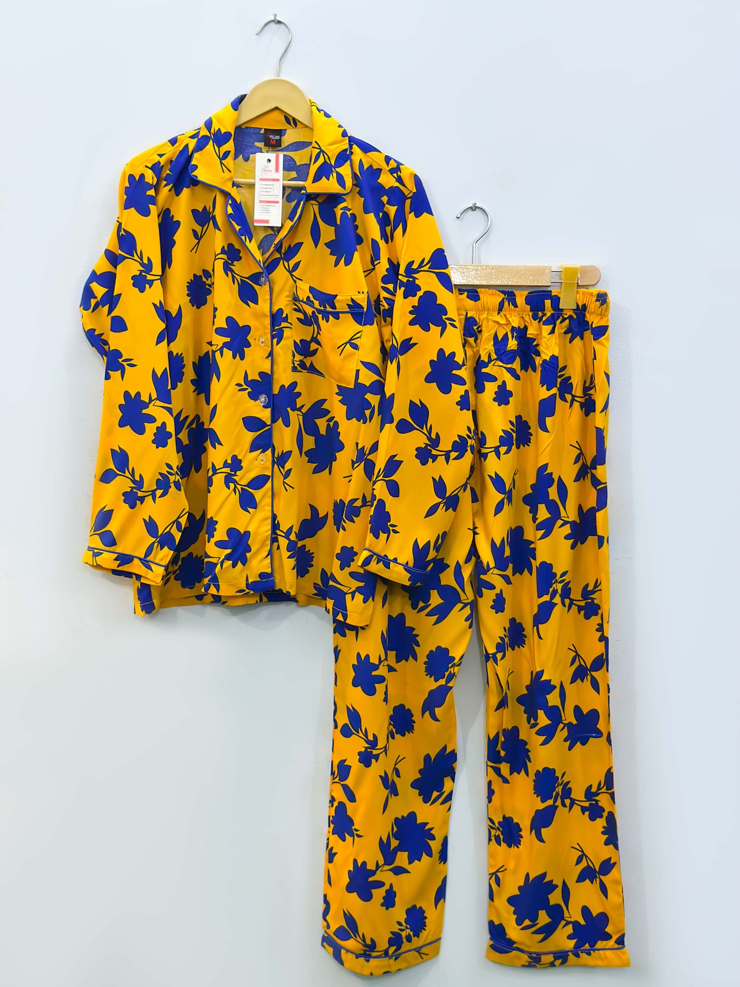 Imported Linen Printed Soft Sunlight PJ Set-LP9