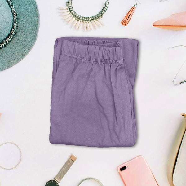 Trouser - Purple Plain Stylish