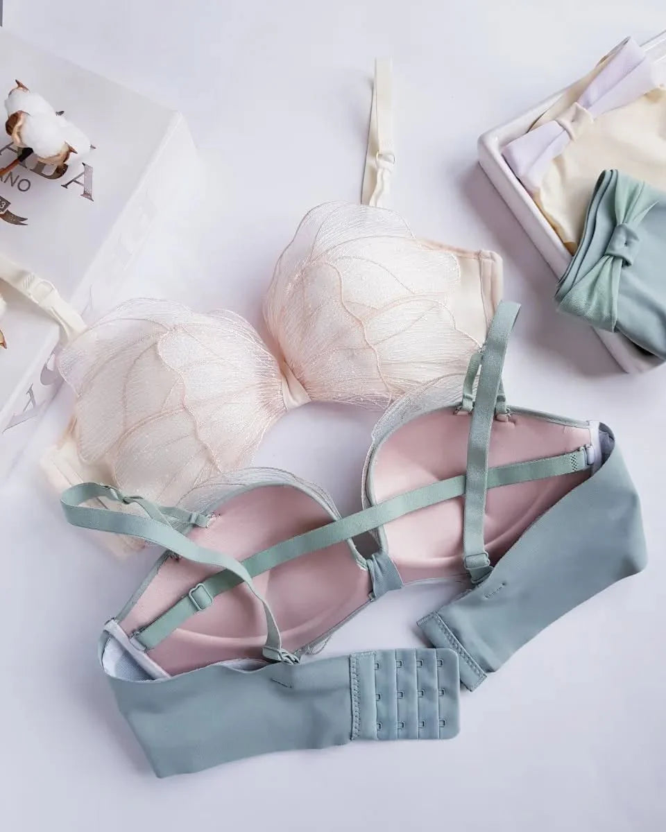 Butterfly Soft Bra Set