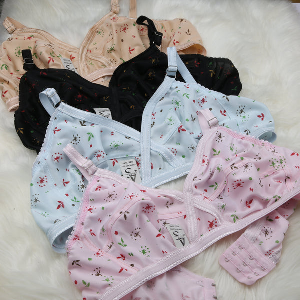 4-Piece Premium Non-Padded Jersey Bra Pack – All-Day Comfort
