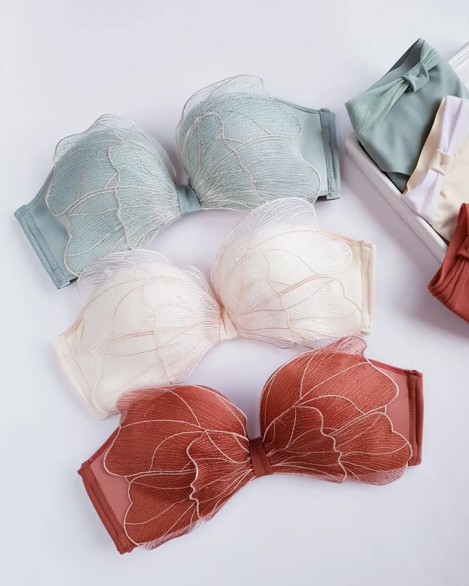 Butterfly Soft Bra Set
