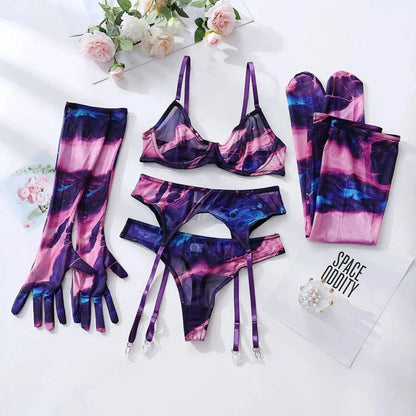 Garter Set – Black Kiss