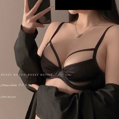 Ribbon Silk Bra Set